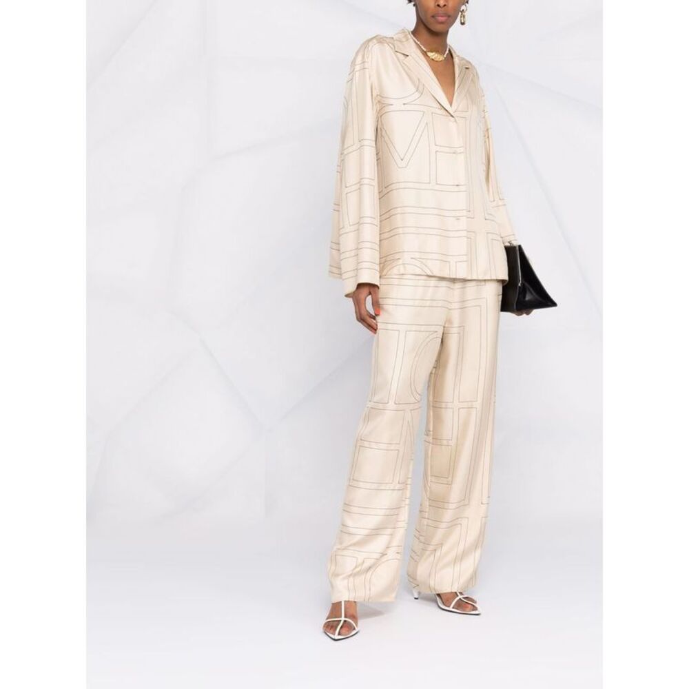 Toteme Women Monogram Silk Shirt - Picture 4 of 6